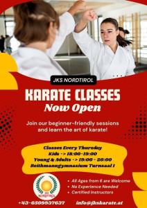Weekly Karate Classes - JKS